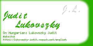 judit lukovszky business card